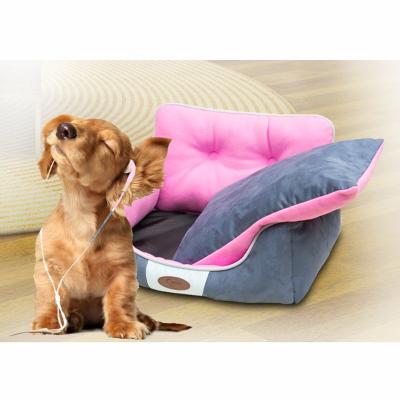 China High Quality Custom Viable Cat And Dog Bed Mats Non Slip Furniture Protector Dog Calming Beds for sale