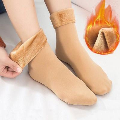 China 2020 Winter Warm QUICK DRY Adult With Fleece Thickened Floor Socks Snow Male Socks And Female Couple Socks Stockings Household for sale