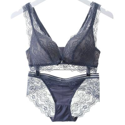 China One Piece French Lace Triangle Cup Bra Fashion Collection Underwear for sale