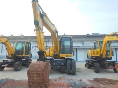 China                  Used Original Komatsu Wheel Excavator Pw150, Secondhand 15 Ton High Quality Mobile Excavator Komatsu Pw150 in Stock              for sale