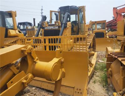 China Leuke tweedehands bulldozer Cat Track Dozer D7r D8r D9r 15,3 km / u Max. Snelheid Te koop