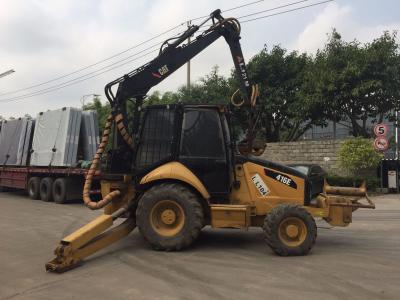 China Venda quente de trabalho de madeira usada do desempenho perfeito da máquina da tubulação da garra do carregador do Backhoe da madeira da máquina 416e de Caterpillar à venda