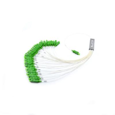 China FTTH 1x32 Splitter 1x8 Splitter 1x8 SC Type APC or UPC 0.9mm 1X4 1X8 1X16 1X32 1X64 for sale