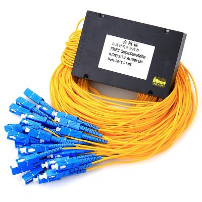 China FTTH FC APC fbt pon 1x3 steel tube fused fiber optic splitter for sale