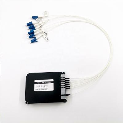 China FTTH FTTB FTTX Network WDM Module 1270-1610nm Wavelength Division Multiplexer 8 Channel Fiber Optic CWDM DWDM Mux for sale