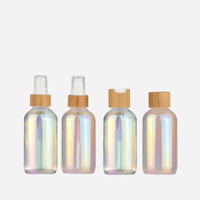 China Personal Care Multi-Function Round Boston Spray Empty 0.5oz 1oz 2oz 4oz 8oz 16oz Transparent Spray Bottle For Perfume With Logo for sale