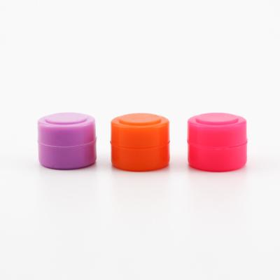 China Keep Fresh Mini 2g 3g 5g 7g 10g 22g Mini Stick Kitchen Storage Concentrate Container Wax Oil Silicone Jar With Lids for sale