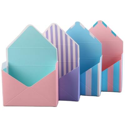 China Recycled Materials Shape Design Paper Flower Box Rectangle Cardboard Flower Box For Rose Flower Packaging for sale