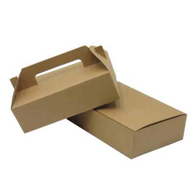 China Recyclable Custom Printing Packaging Gift Recycled Eco Food Box 260G Craft Paper Box for sale