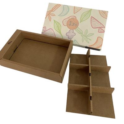 China Recyclable Wholesale Custom Exquisite Kraft Paper Gift Packaging Box Gift Lid And Plain Paper Box for sale