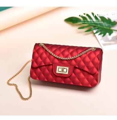 China Fashion Messenger Bag Multi Color Shape Mini Cross - Body Shoulder Handbag PVC Jelly Bags & Purses For Women for sale