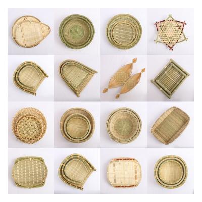 China Salon China Wholesale No Restaurant Skeleton School Wooden Gifts Weaving Bamboo Basket for sale