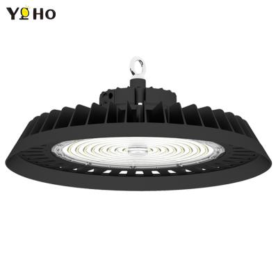 China Exhibition Halls Industrial High Lumen Lamp Workshop Industrial Lighting UFO LED Commercial High Bay Lights for sale