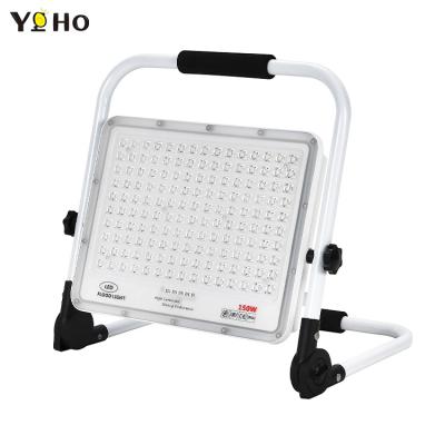 China Warehouse 50W 120W 150W 200W Portable Outdoor Lighting Rechargeable Led Flood Light for sale