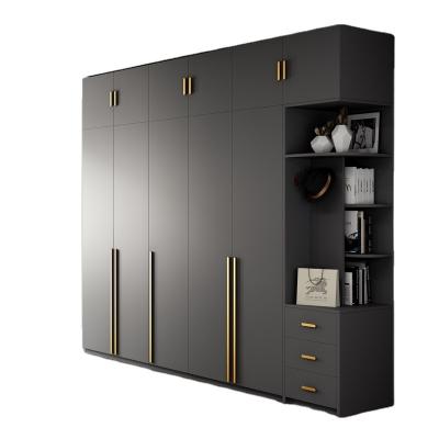 China (Height) Adjustable letai Custom Design Clothing Storage Clothes Wardrobe Bedroom Furniture , Simple Modern Wooden Bedroom Furniture Customized Color for sale