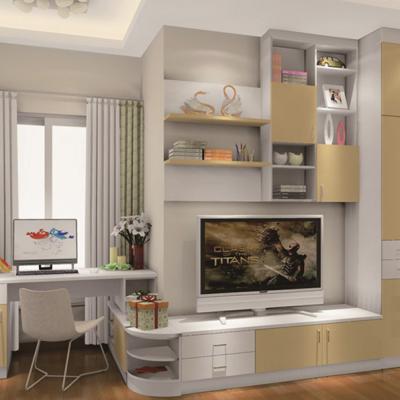 China (Size)Letai Adjustable Wooden Furniture LED TV Cabinet Modern Design With Showcase Living Room LCD TV Stand Furniture Wooden Bedroom Furniture for sale