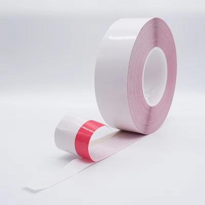 China Paper Industry Single Side Adhensive Tape, Pink Water Soluble Splicing Tape for Coating, Printing, Film for sale