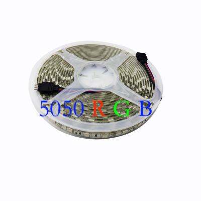 China Wholesale Household KTV Warehouse Langdscape Theme Park DC12v Led Flexible Strip Light 5050 RGB 300 LED, Waterproof 60 LED, Non-waterproof 150 LED 30 LED Strip Lamps 1meter for sale