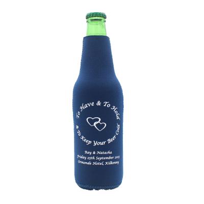 China Waterproof OEM Customized Glass Champagne Wine Bottle Neoprene Sleeve for sale