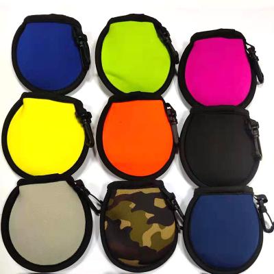 China Waterproof Hot Sale Neoprene Custom Logo Golf Ball Holder Golf Sleeve Holder for sale