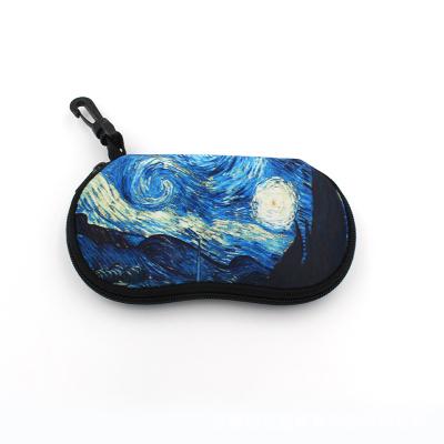 China Factory Price Neoprene Ready To Ship Waterproof Glass Case Neoprene Sunglasses Pouch Bag Glasses Case for sale