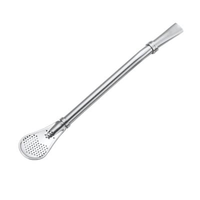 China China Factory Direct Sale Competitive Price Metal Coffee Tea Straw Filter Spoon for sale