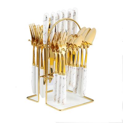 China Sustainable Contemporary Cutlery Sets Luxury High Quality Stainless Steel Flatware Sets for sale