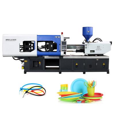 China Horizontal Small Desktop 180t Bakelite Molding Automatic Hydraulic Plastic Injection Machinery for sale