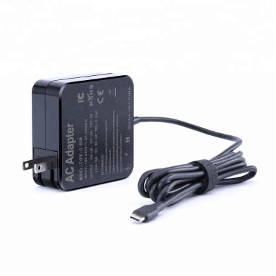 China LAPTOP factory wholesale price 65W brand industrial usb type-c best laptop ac adapter for notebook for sale