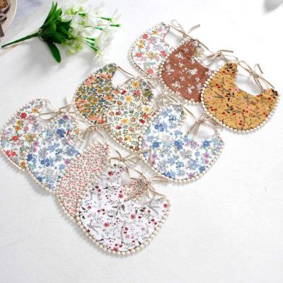 China IDS Antibacterial Hot Style Baby Infant Bibs Lined Side Cotton Bibs Toddler Saliva Towel for sale