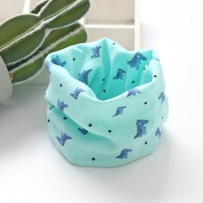 China Antibacterial Soft Warm Kids Scarf Baby Print Scarf Baby Cotton Outdoor Neck Scarf For Children for sale