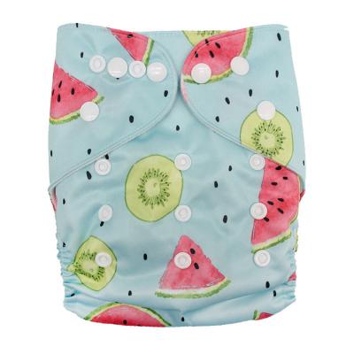 China Popular Design Baby Pocket Cloth Diapers Printed Reusable Cloth Diaper With Insert for sale