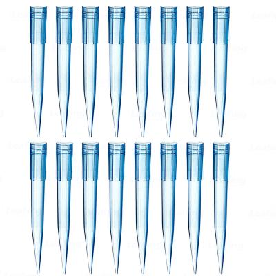 China Disposable Lab Pipettes Factory Wholesale High Transparent 1000ul Box Blue Plastic Pipette Tip With Filter for sale