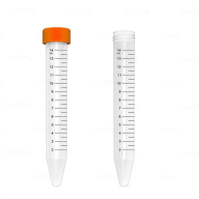 China Lab Disposable Consumables Sterile Vials Factory Customized 15ml Centrifuge Tubes Transparent With Scale for sale