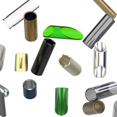 China GUITAR Customize Your Guitar Slide Bar Stainless Steel Metal/Glass/Ceramic Finger Slides For Guitar Ukulele for sale