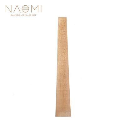 China NO NAOMI Maple Wood 4/4 Fingerboard Unfinished Violin Parts Violin Fretboard for sale