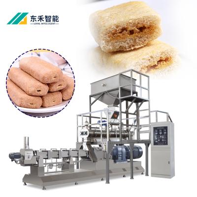 China food & Beverage Factory Industrial Automatic Milk Cream Core Snacks Food Production Line Corn Curls Making Machine for sale