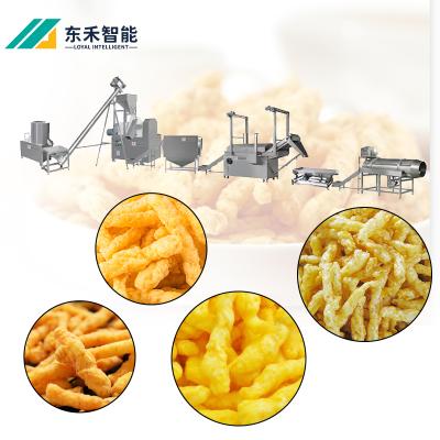 China Energy saving 100-200kg/h maize Kurkure/cheetos/niknak curls machine Kurkure making machine kurkure plant for sale