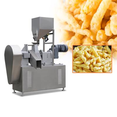 China Energy saving 200-250 kg/h Kurkure/cheetos/niknak maize curls machine Kurkure making machine kurkure plant for sale