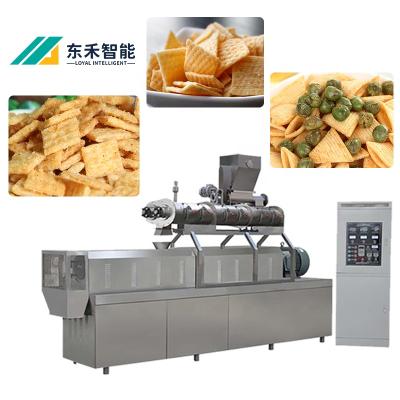 China Hotels Fried Flour Chips Process Line Bugle Snacks Machine Bugle Extruder Machinery for sale