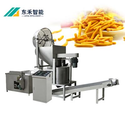 China food & Beverage factory batch fryer automatic machine group frying peanut machine automatic group frying machine for sale for sale