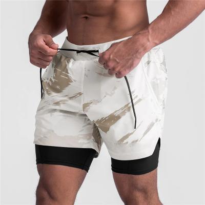 China 2021new Anti-Wrinkle 2 In 1 Shorts Mens Sports Shorts Mens Running Shorts Jogging Fitness Shorts Quick-Drying Mens Sweatpants for sale