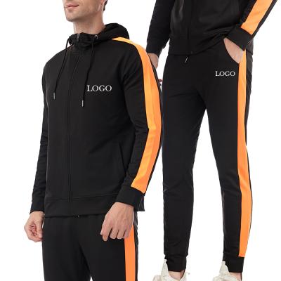 China 2021 Active Breathable Workout Sportswear Suit Set Summer Two Piece Training Gym Wear Men Jogging Tracksuit for sale