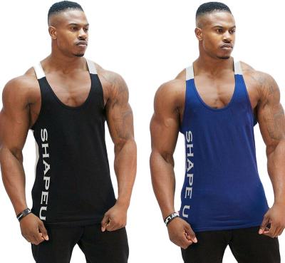 China QUICK DRY Mens Muscle Tank Tops Bodybuilding Sport Fitness Gym Tank Clothes Men Sleeveless Tank Tops for sale