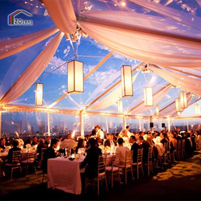 China banquet; wedding ; big party classic decorated aluminum wedding tent for more than 500 people for sale