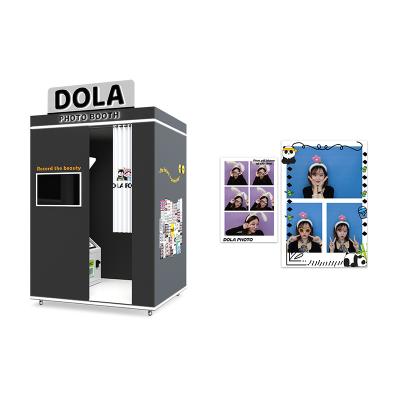 China Shopping malls at a loss DOLA 360 degree photo booth with flight case for sale