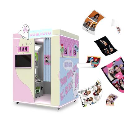 China 2023 Hot Sale Shopping Malls Selfie Mirror Digital Photo Booth Touch Screen Printer Portable Photo Booth Machine for sale