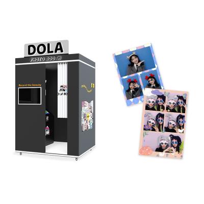 China Shopping malls at a loss DOLA 360 degree photo booth with flight case for sale