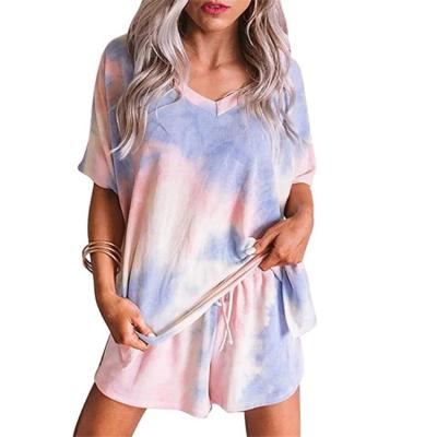 China QUICK DRY Factory Directly Wholesale Summer Sleepwear Pajamas Set Fashion Shorts Set Nightgowns for sale