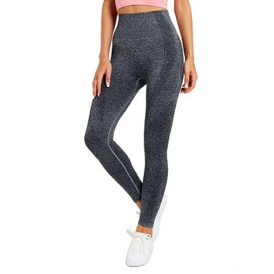 China Plus Size Comfortable Elastic Workout Clothes Pink Women Gym Gaiters Yoga Pants for sale